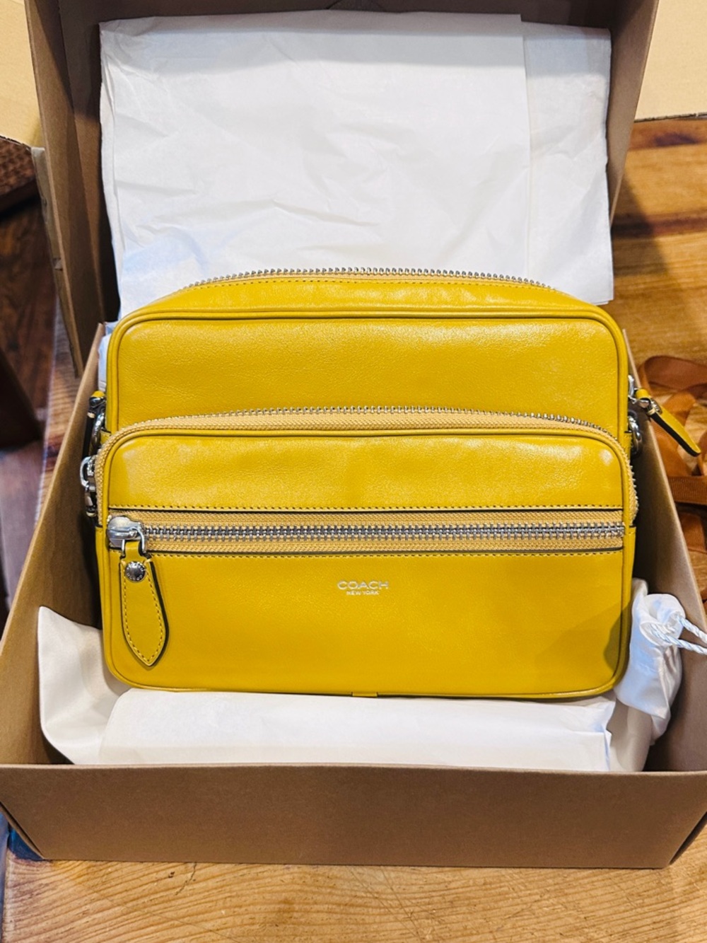 Coach Dakota in Honeycomb Crossbody